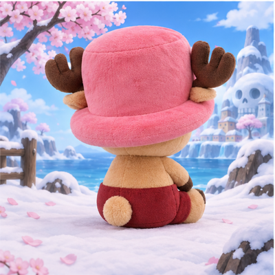 Chopper plush rear view