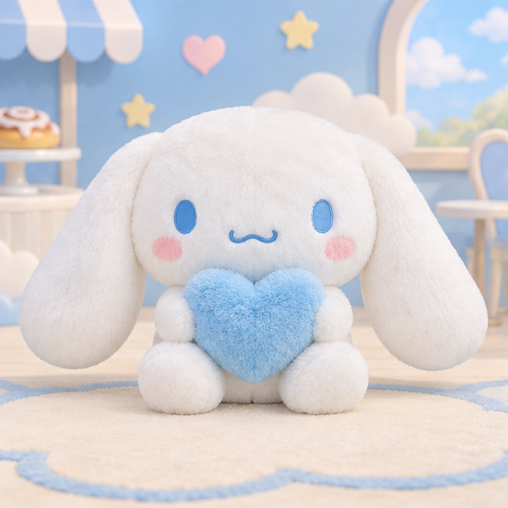 Cinnamoroll Heart Plush front view