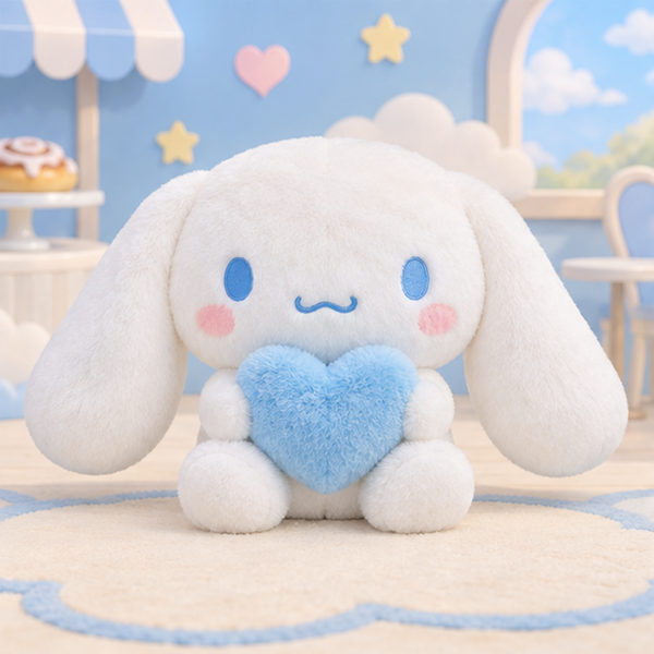 Cinnamoroll Heart Plush front view