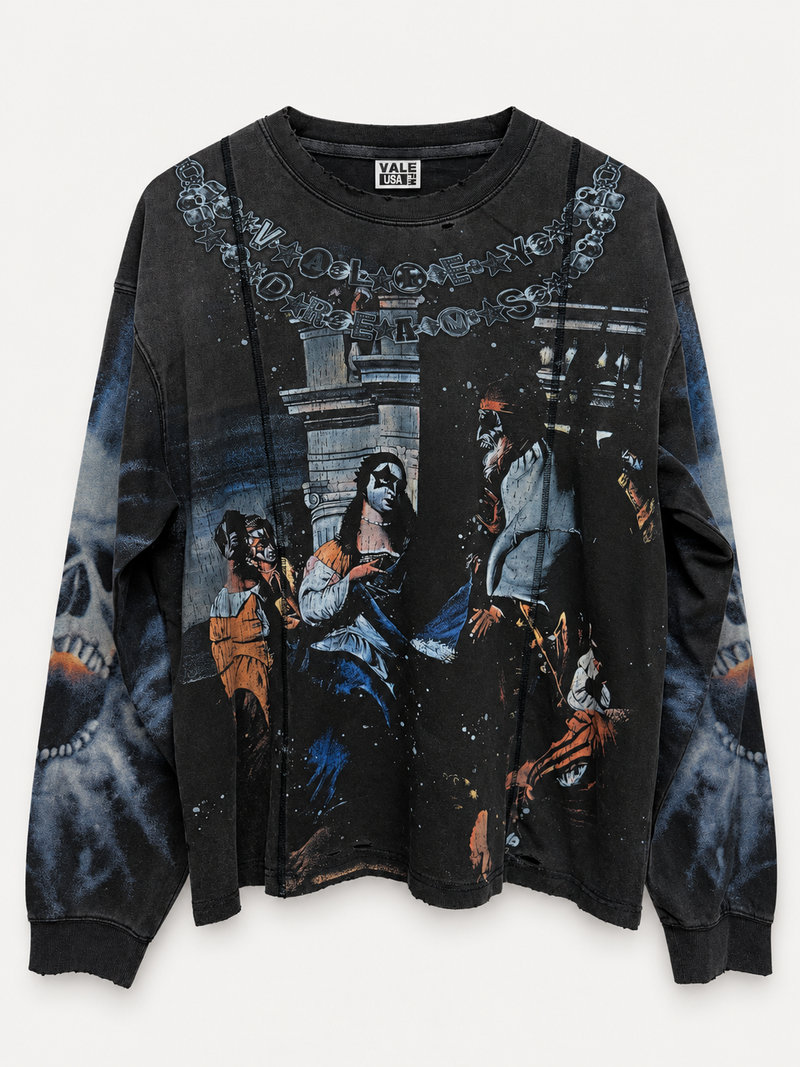 Vale Forever Renaissance Black Long Sleeve Tee