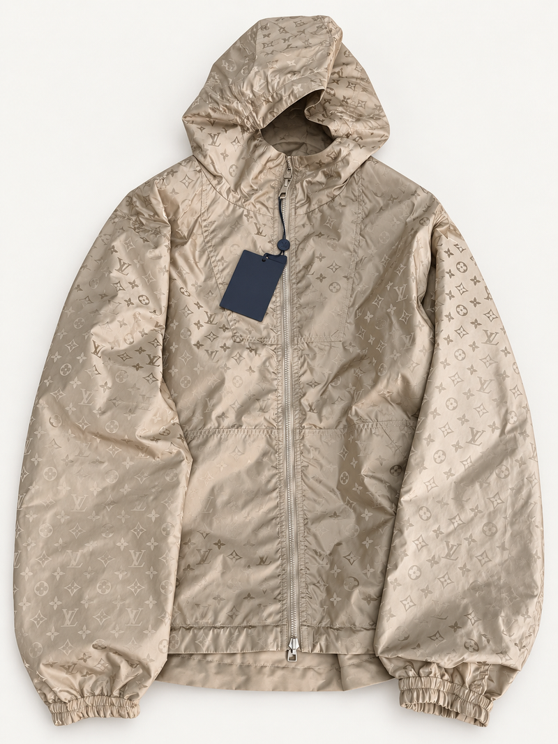Louis Vuitton Gold Monogram Reversible Windbreaker
