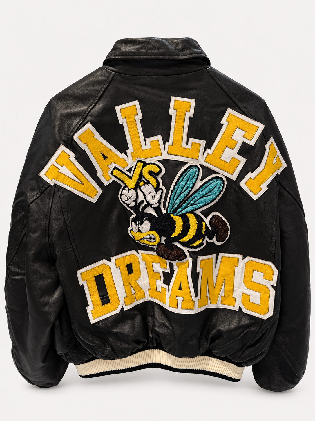 ValeLives Valley Black Leather Jacket