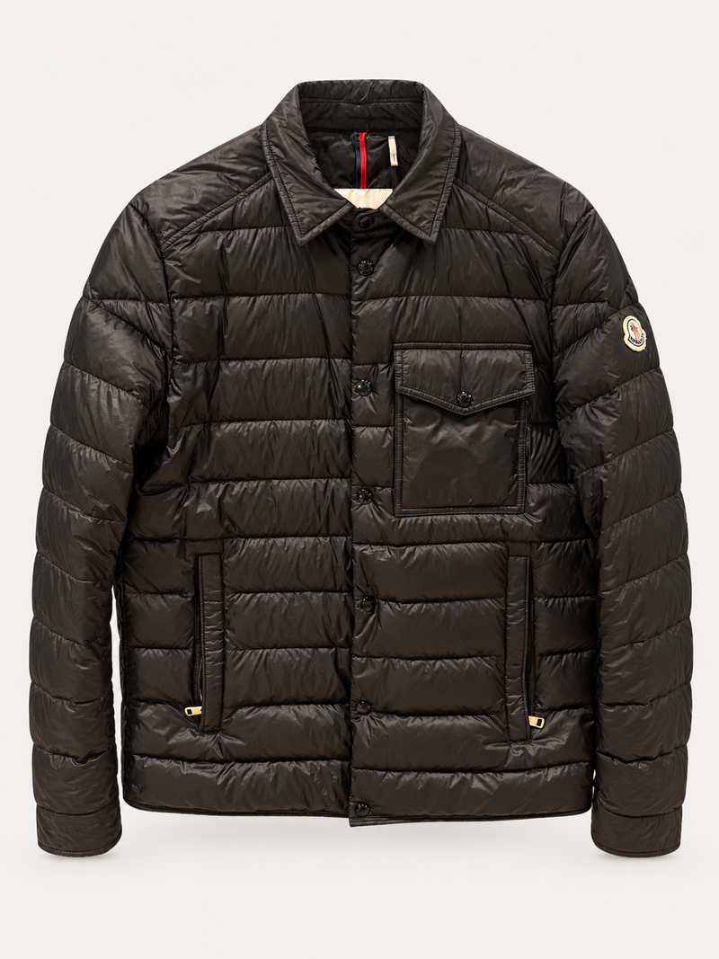 Moncler Tenibres Giubbotto Black Nylon Jacket