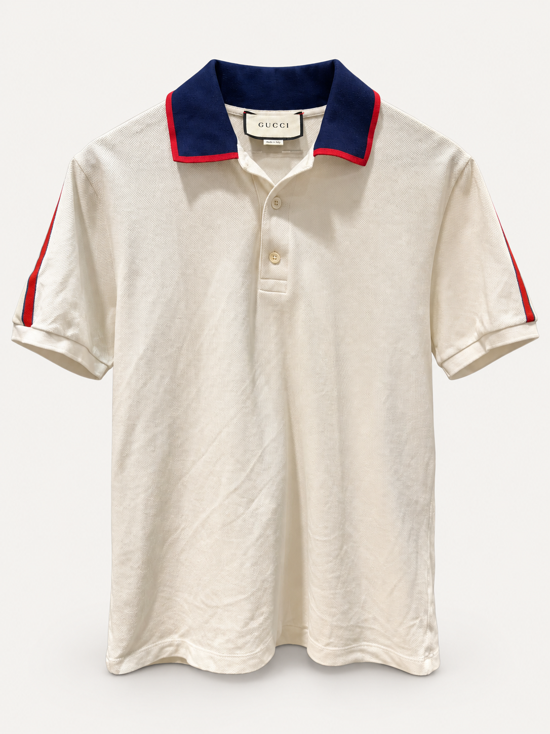 Gucci White Polo Shirt