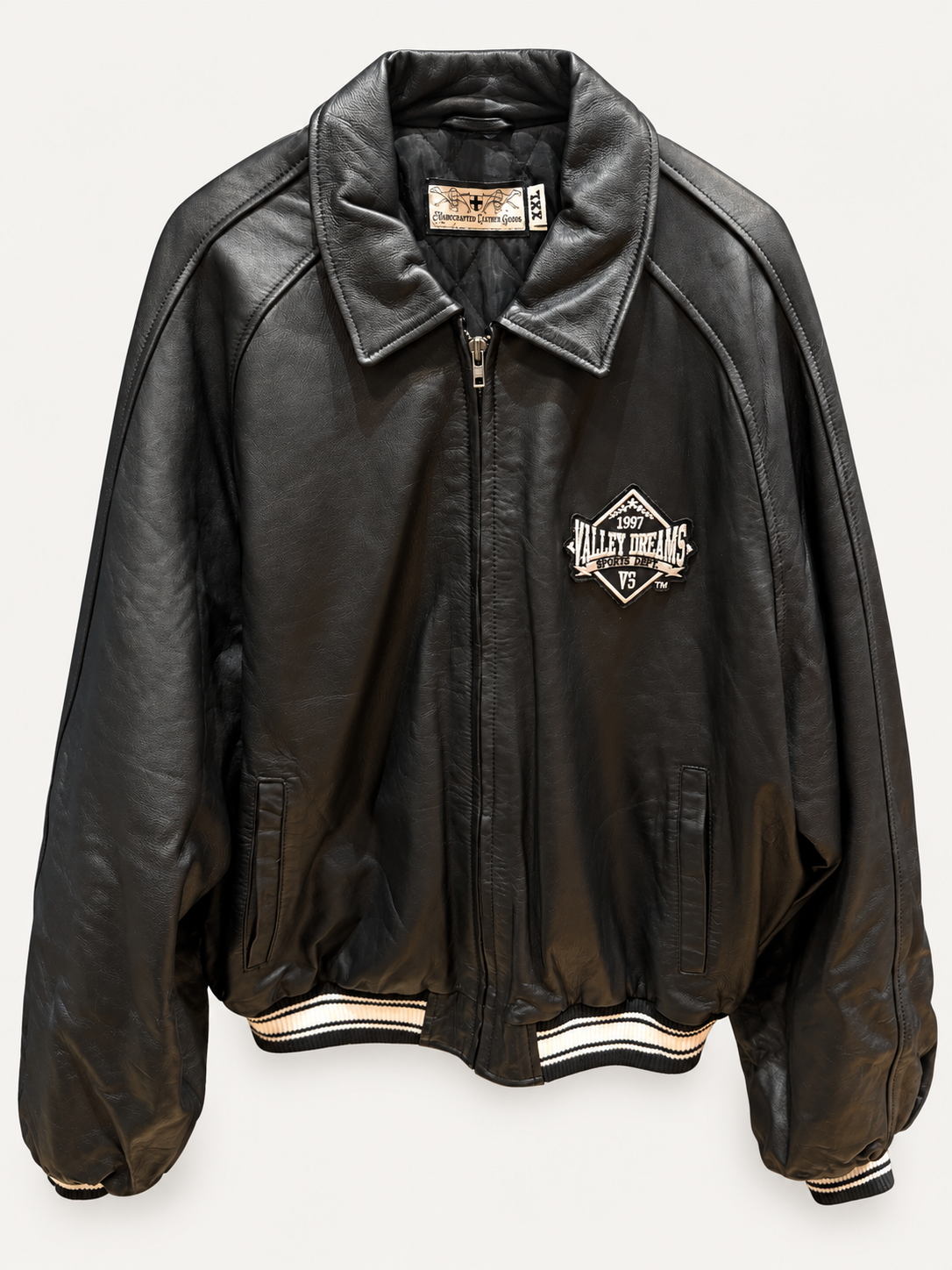 Vale Valley Black Leather Jacket