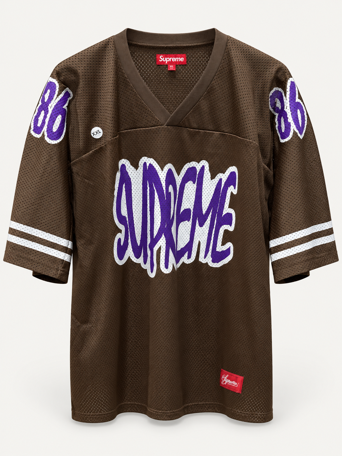Supreme Reflective Brown Football Jersey
