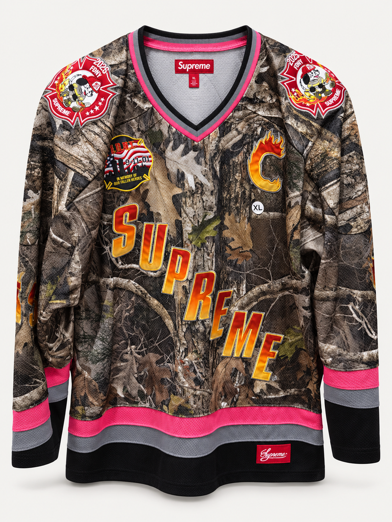 Supreme FDNY TrueTimber Kanati Camo Hockey Jersey