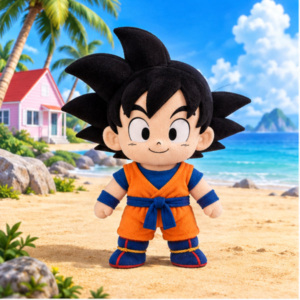 Goku plush front view