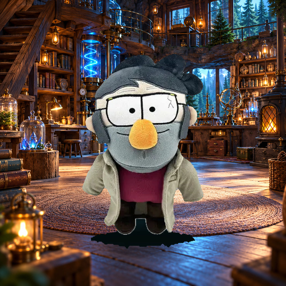 Ford Pines Plush on premium mystery forest background