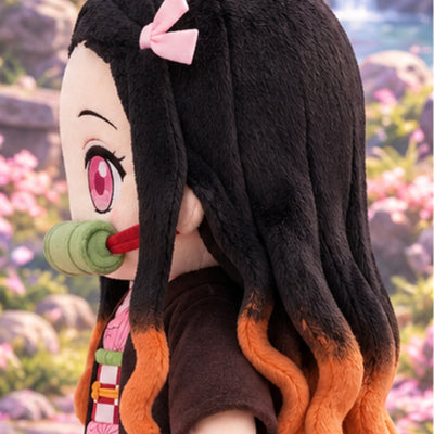 Nezuko plush side view
