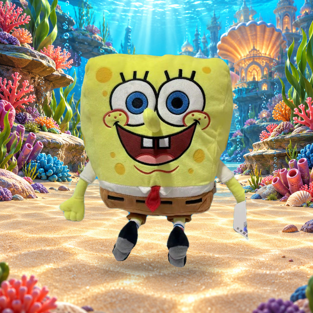 SpongeBob Plush on premium underwater background