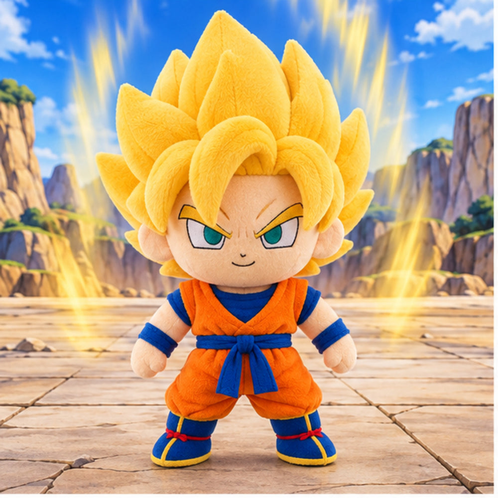 Super Saiyan Goku plush front view