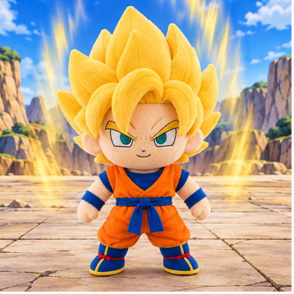 Super Saiyan Goku plush front view