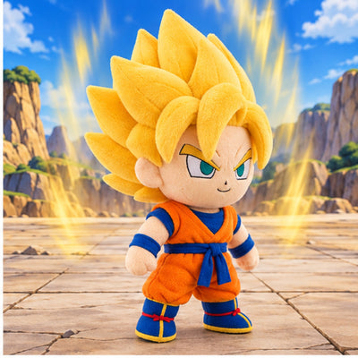 Super Saiyan Goku plush side view