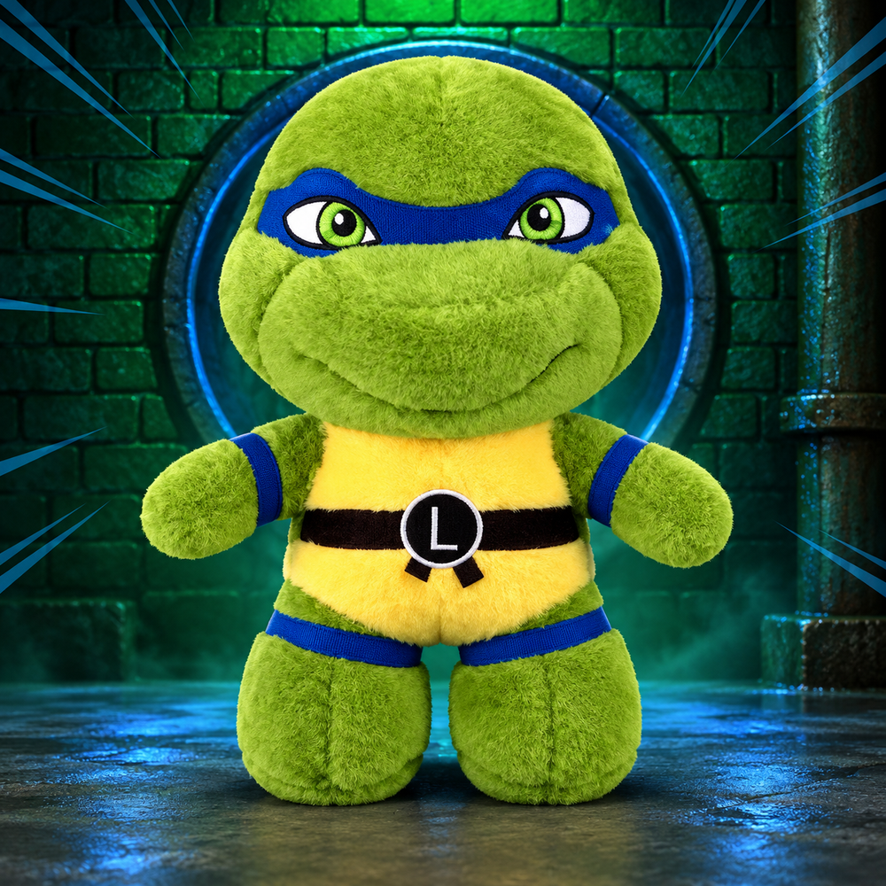 Leonardo blue mask turtle plush