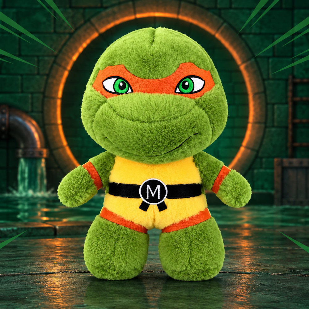 Michelangelo orange mask turtle plush