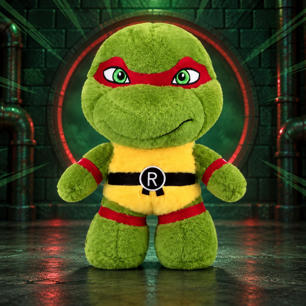 Raphael red mask turtle plush