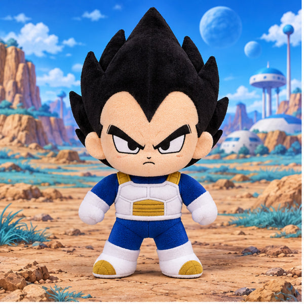 Vegeta plush front view