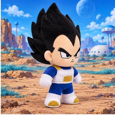 Vegeta plush side view