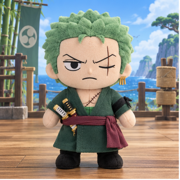 Zoro plush front view
