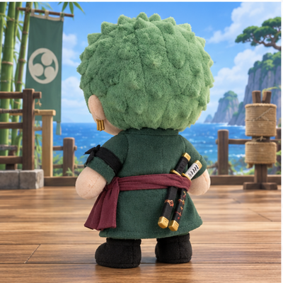 Zoro plush rear view